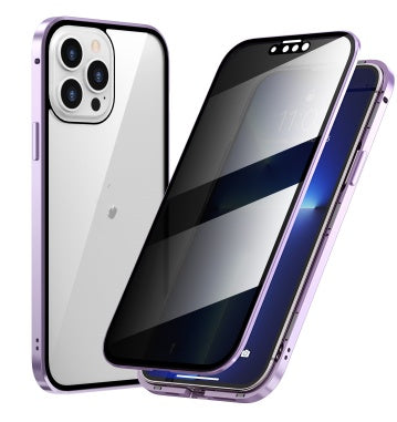 Privacy-proof Magneto Phone Case Double Sided Metal Frame Privacy-proof Magneto Phone Case Double Sided Metal Frame